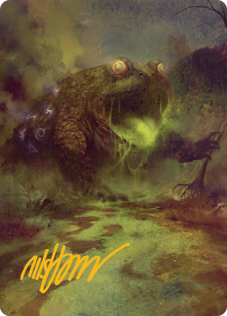 The Gitrog Monster Art Card (Gold-Stamped Signature) [Bloomburrow Art Series] | L.A. Mood Comics and Games