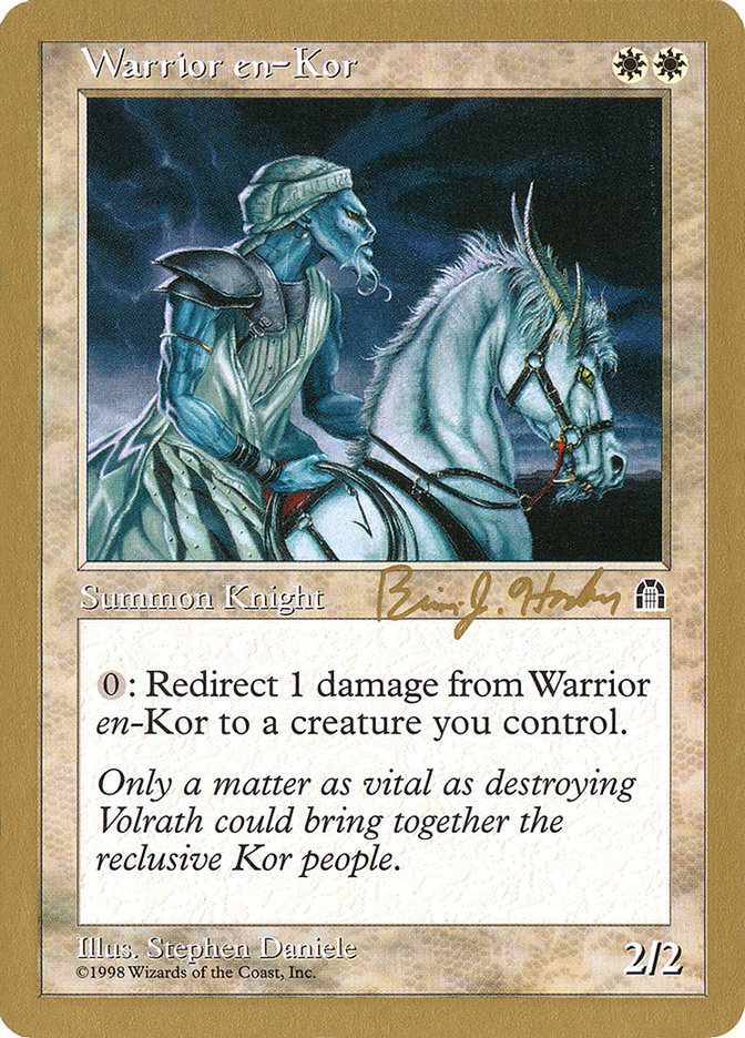 Warrior en-Kor (Brian Hacker) [World Championship Decks 1998] | L.A. Mood Comics and Games