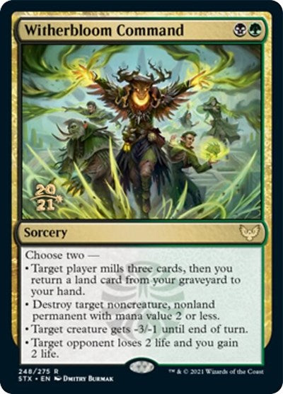 Witherbloom Command [Strixhaven: School of Mages Prerelease Promos] | L.A. Mood Comics and Games