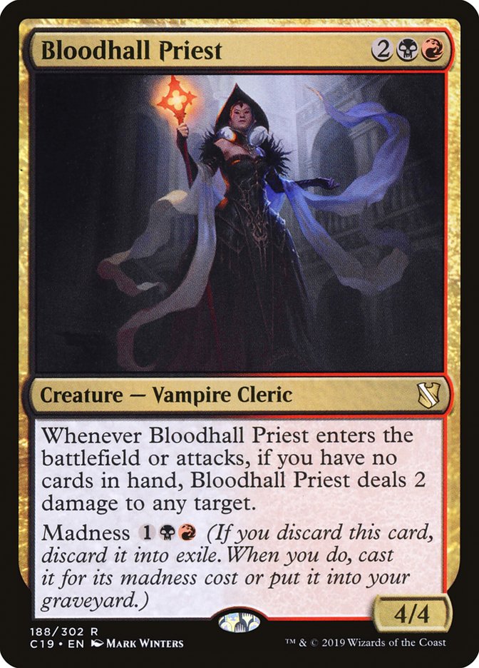 Bloodhall Priest [Commander 2019] | L.A. Mood Comics and Games