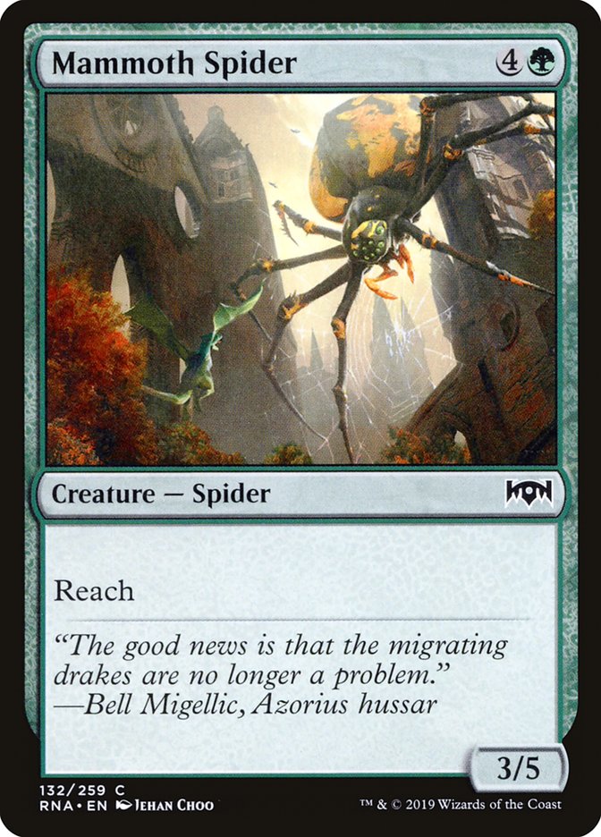 Mammoth Spider [Ravnica Allegiance] | L.A. Mood Comics and Games