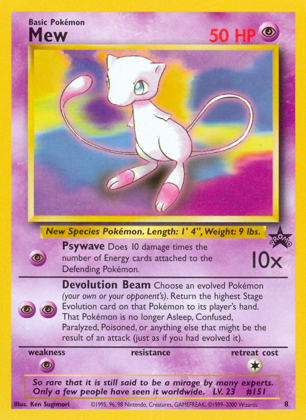 Mew (8) [Wizards of the Coast: Black Star Promos] | L.A. Mood Comics and Games
