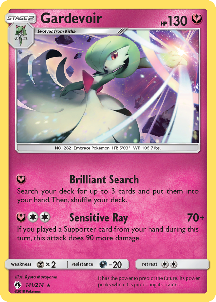Gardevoir (141/214) [Sun & Moon: Lost Thunder] | L.A. Mood Comics and Games