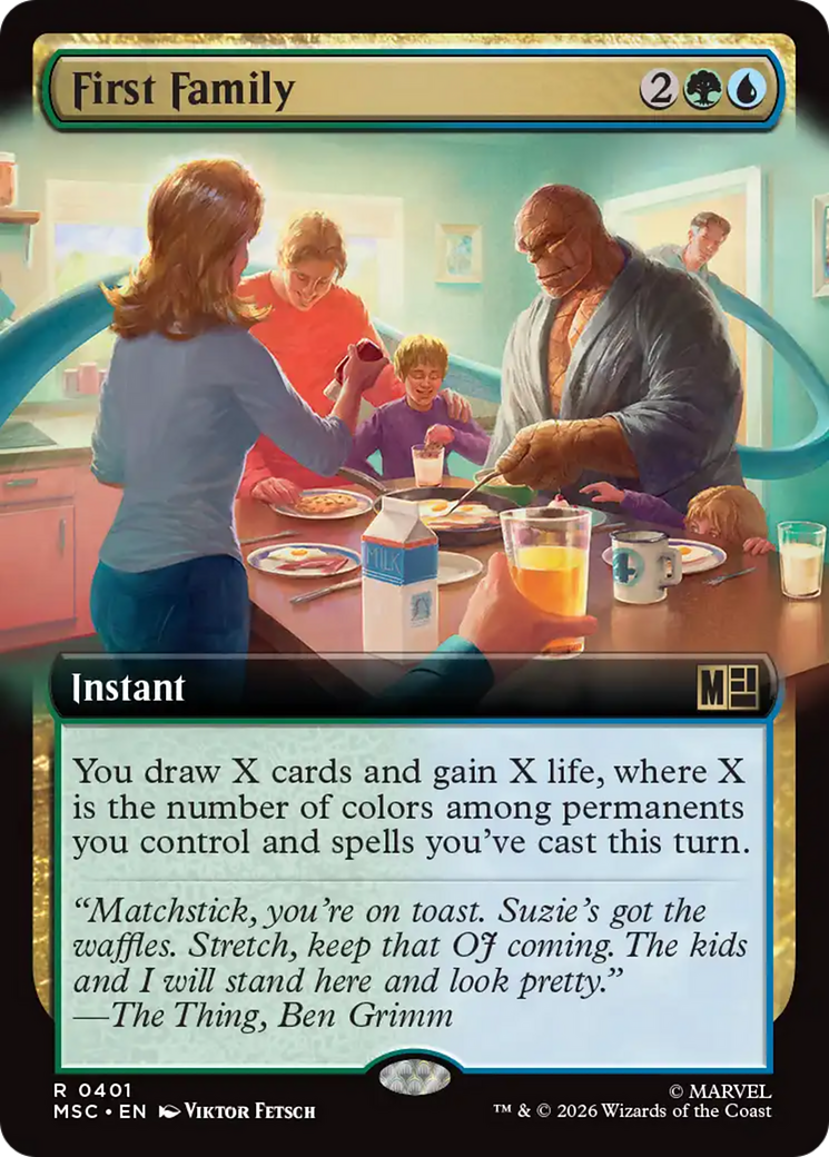 First Family (Extended Art) [Marvel Super Heroes Commander] | L.A. Mood Comics and Games