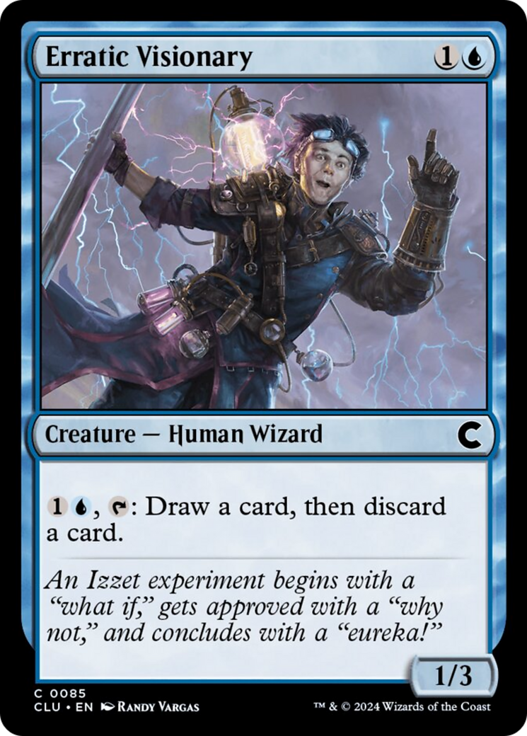 Erratic Visionary [Ravnica: Clue Edition] | L.A. Mood Comics and Games