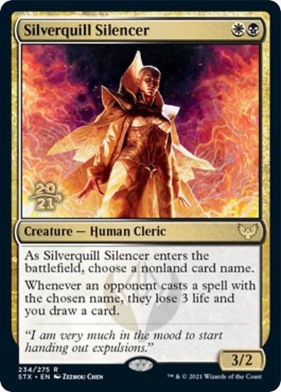 Silverquill Silencer [Strixhaven: School of Mages Prerelease Promos] | L.A. Mood Comics and Games