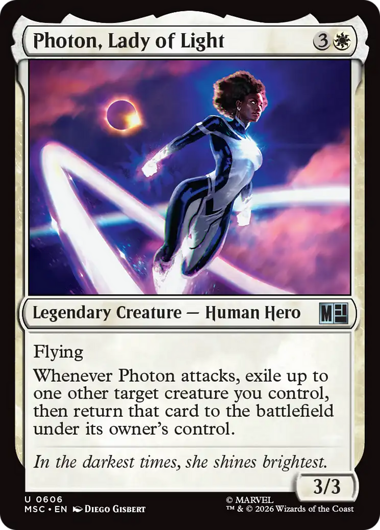 Photon, Lady of Light [Marvel Super Heroes Commander] | L.A. Mood Comics and Games