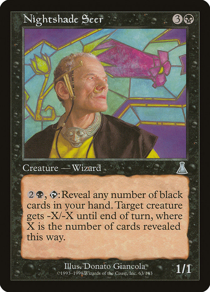 Nightshade Seer [Urza's Destiny] | L.A. Mood Comics and Games