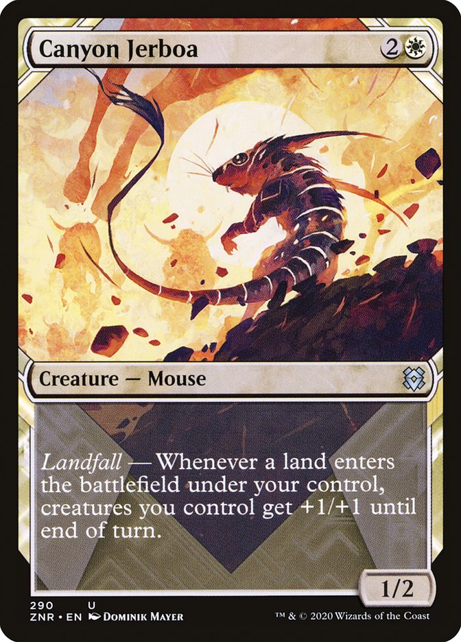 Canyon Jerboa (Showcase) [Zendikar Rising] | L.A. Mood Comics and Games