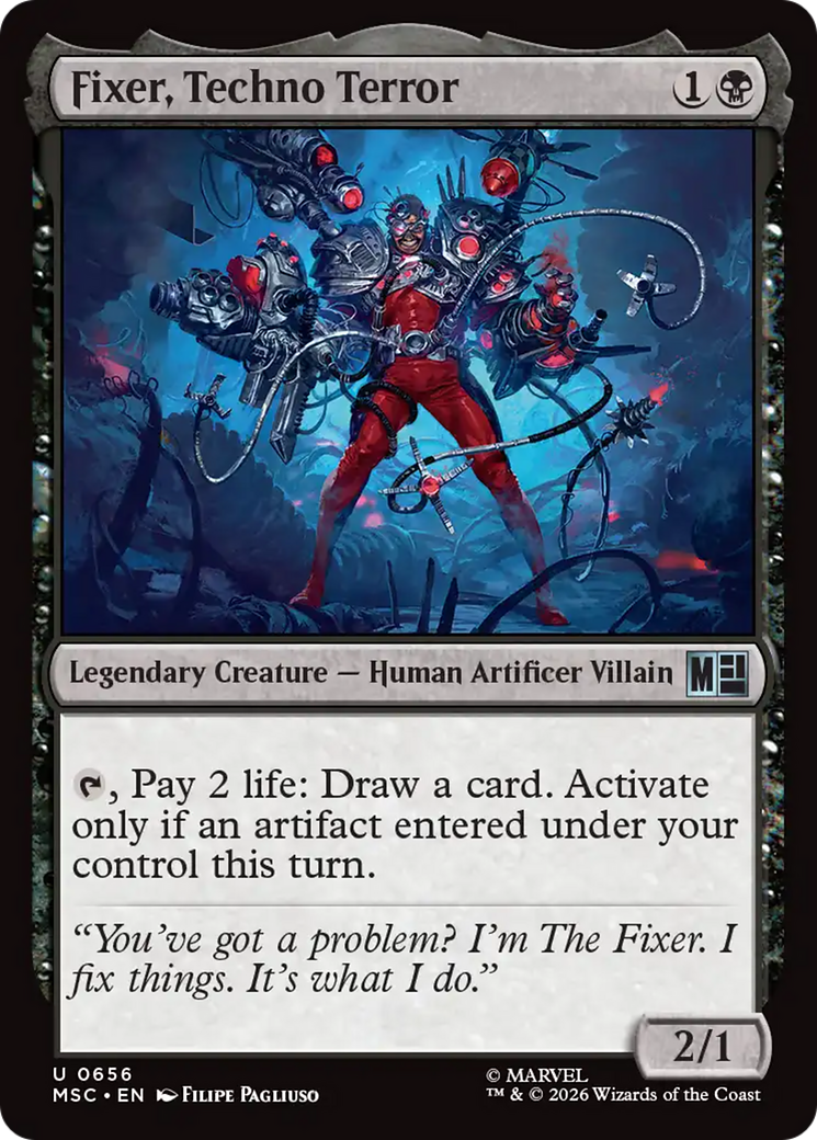Fixer, Techno Terror [Marvel Super Heroes Commander] | L.A. Mood Comics and Games
