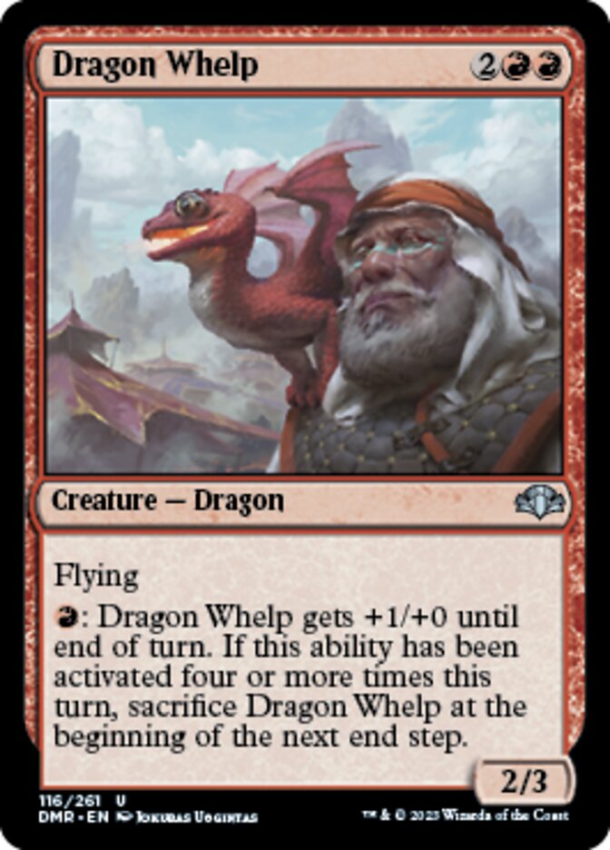Dragon Whelp [Dominaria Remastered] | L.A. Mood Comics and Games