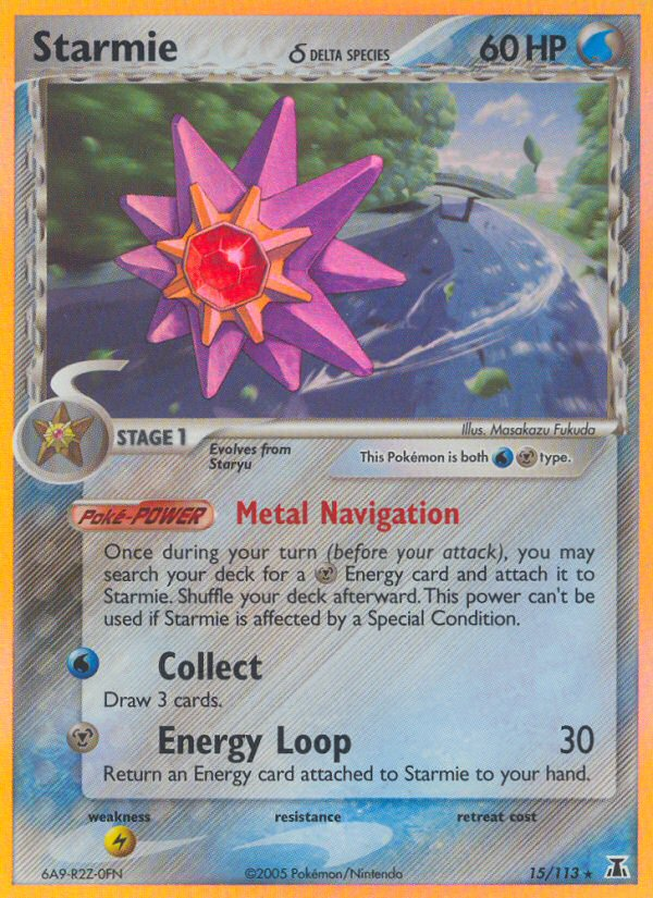 Starmie (15/113) (Delta Species) [EX: Delta Species] | L.A. Mood Comics and Games
