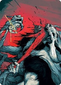 Vorinclex, Monstrous Raider 2 Art Card (Gold-Stamped Signature) [Kaldheim Art Series] | L.A. Mood Comics and Games