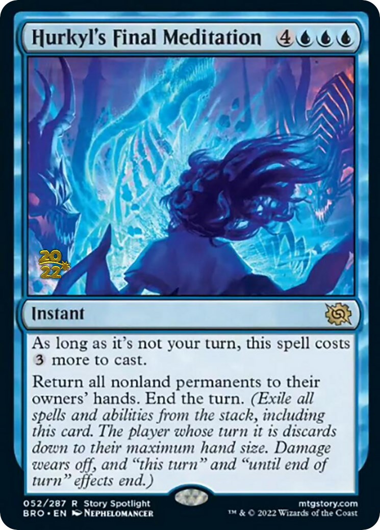 Hurkyl's Final Meditation [The Brothers' War Prerelease Promos] | L.A. Mood Comics and Games
