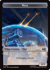 Wall (003) // Merfolk (006) Double-Sided Token [Marvel Super Heroes Commander Tokens] | L.A. Mood Comics and Games