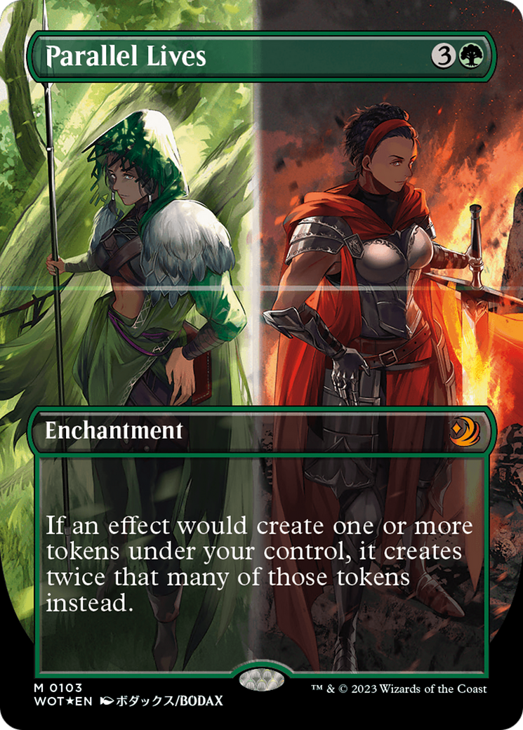 Parallel Lives (Anime Borderless) (Confetti Foil) [Wilds of Eldraine: Enchanting Tales] | L.A. Mood Comics and Games