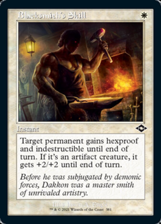Blacksmith's Skill (Retro Foil Etched) [Modern Horizons 2] | L.A. Mood Comics and Games