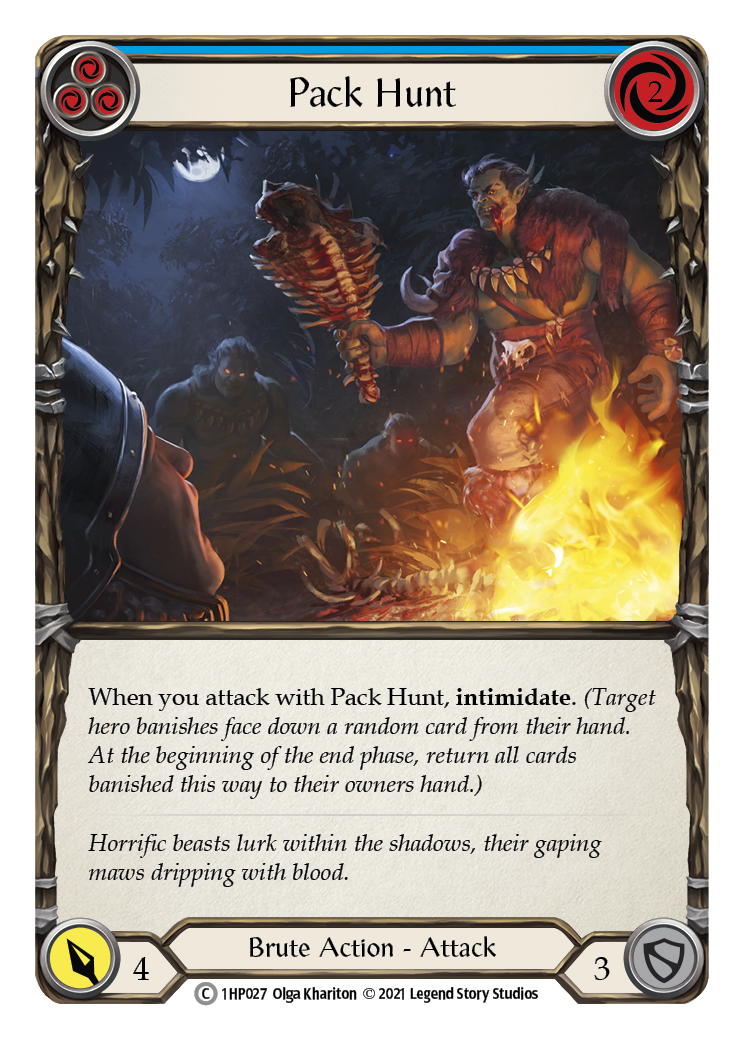 Pack Hunt (Blue) [1HP027] (History Pack 1) | L.A. Mood Comics and Games