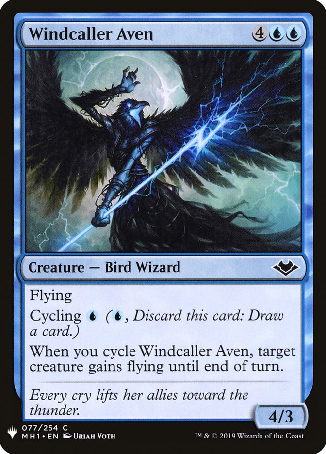 Windcaller Aven [Mystery Booster] | L.A. Mood Comics and Games