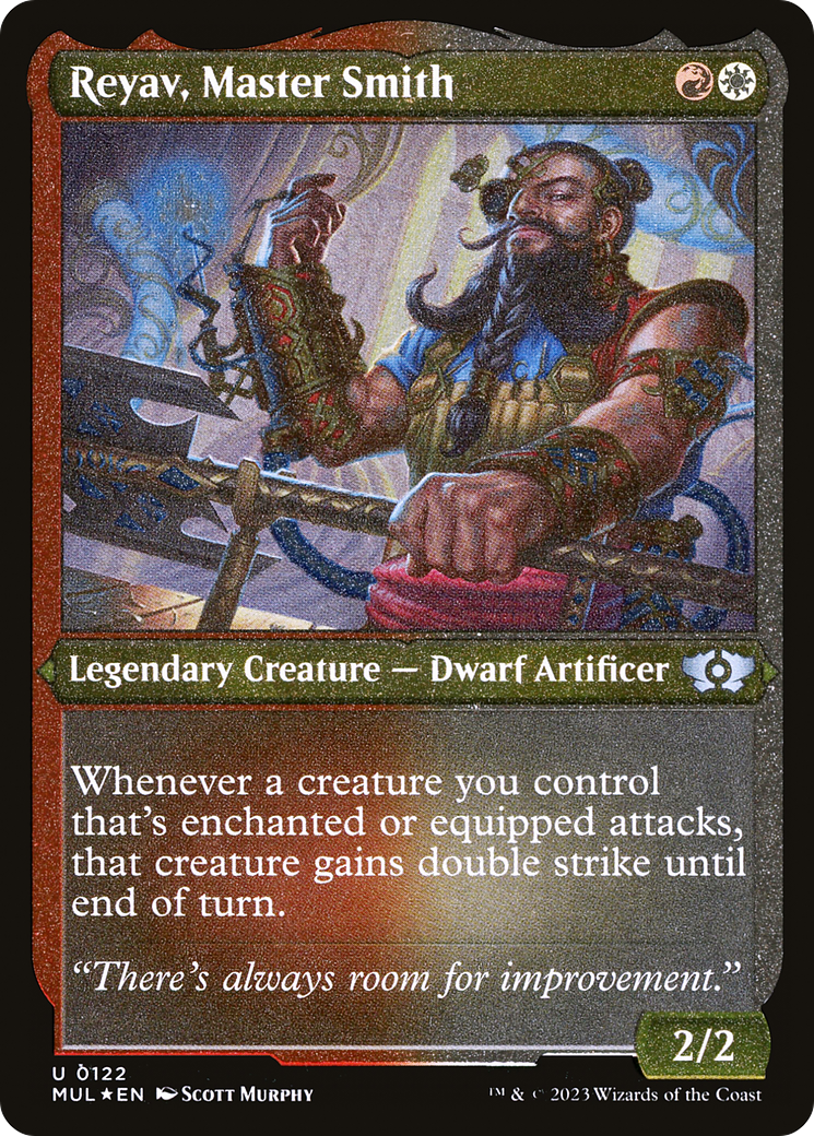 Reyav, Master Smith (Foil Etched) [Multiverse Legends] | L.A. Mood Comics and Games