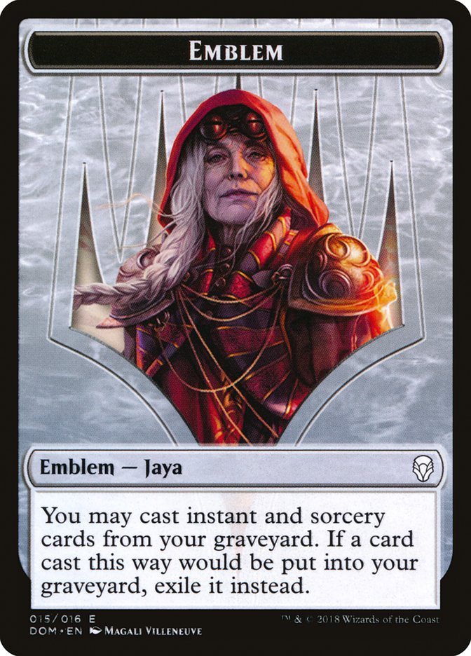 Jaya Ballard Emblem [Dominaria Tokens] | L.A. Mood Comics and Games