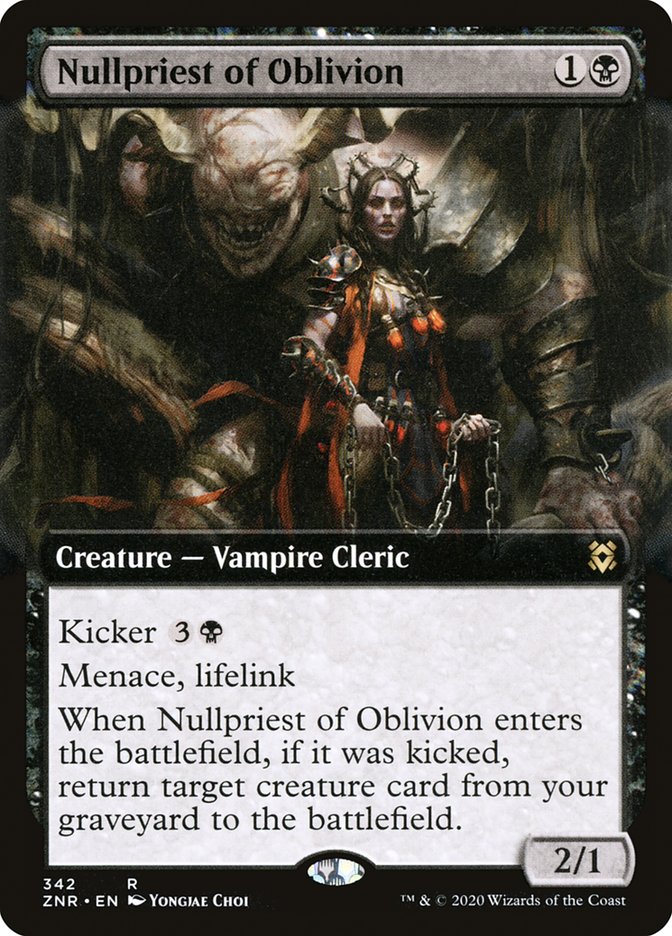 Nullpriest of Oblivion (Extended Art) [Zendikar Rising] | L.A. Mood Comics and Games