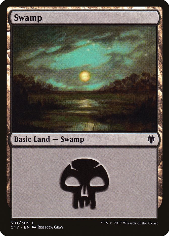 Swamp (301) [Commander 2017] | L.A. Mood Comics and Games