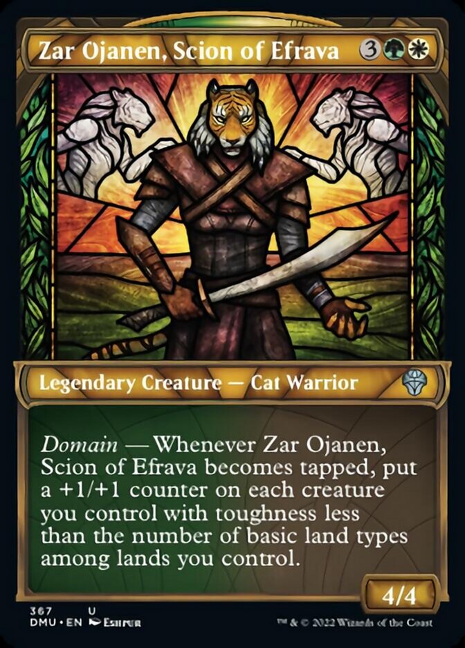 Zar Ojanen, Scion of Efrava (Showcase Textured) [Dominaria United] | L.A. Mood Comics and Games