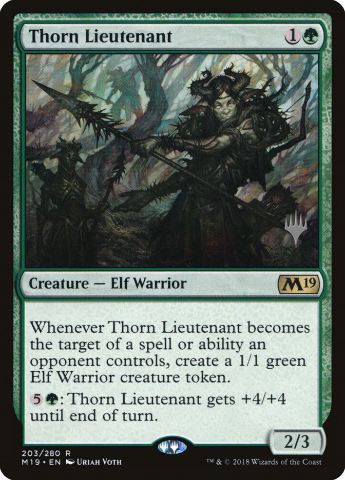 Thorn Lieutenant (Promo Pack) [Core Set 2019 Promos] | L.A. Mood Comics and Games