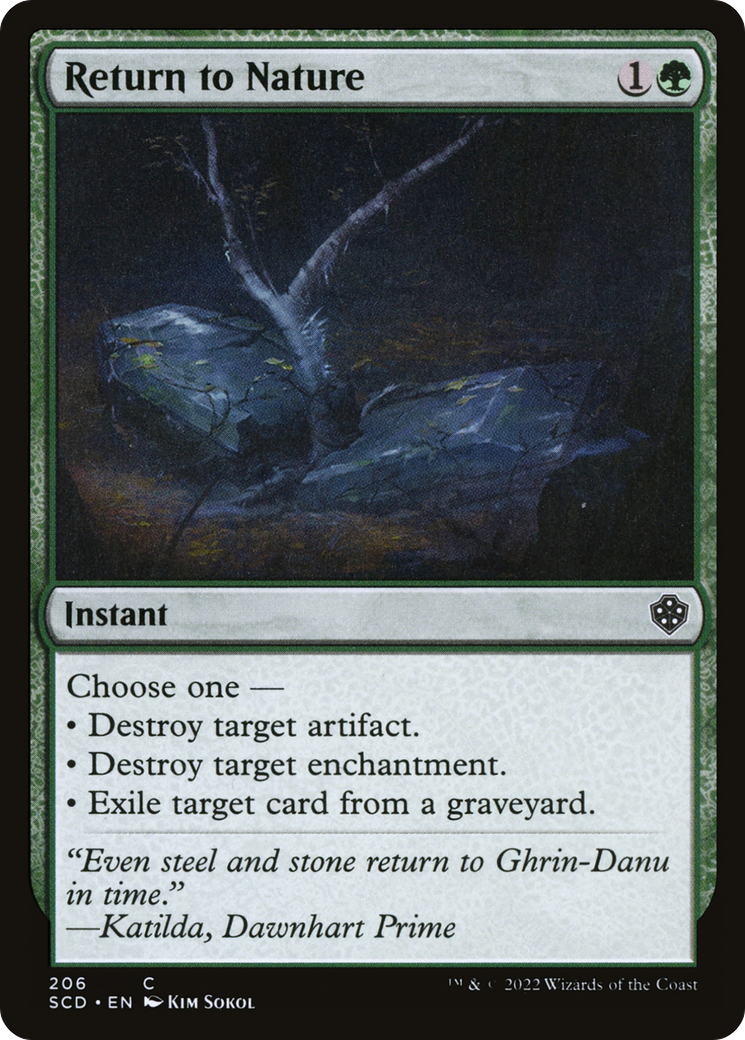 Return to Nature [Starter Commander Decks] | L.A. Mood Comics and Games