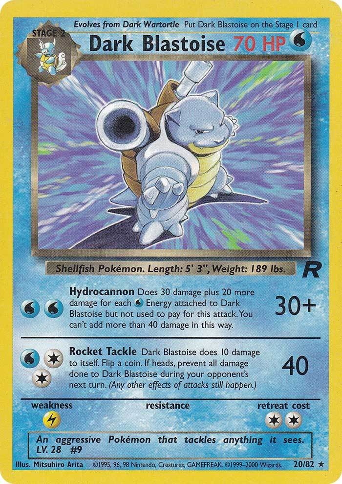 Dark Blastoise (20/82) [Team Rocket Unlimited] | L.A. Mood Comics and Games