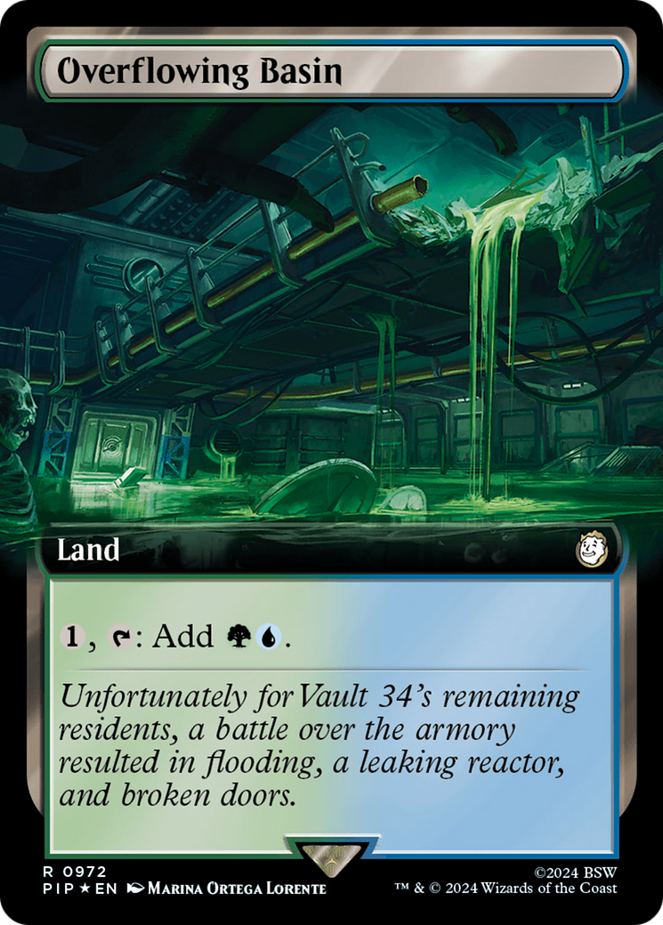 Overflowing Basin (Extended Art) (Surge Foil) [Fallout] | L.A. Mood Comics and Games