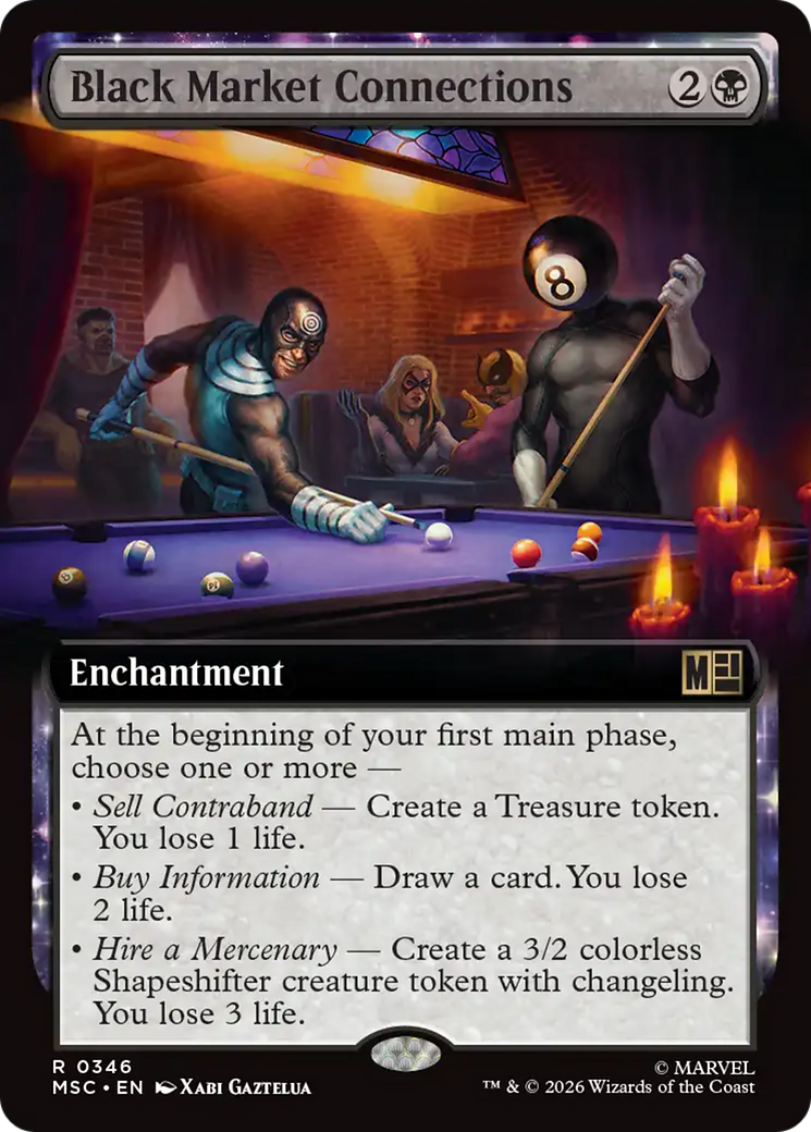Black Market Connections (Extended Art) [Marvel Super Heroes Commander] | L.A. Mood Comics and Games