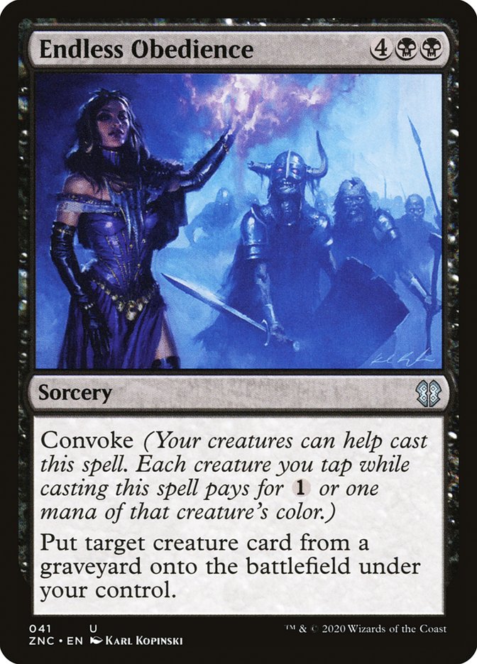 Endless Obedience [Zendikar Rising Commander] | L.A. Mood Comics and Games