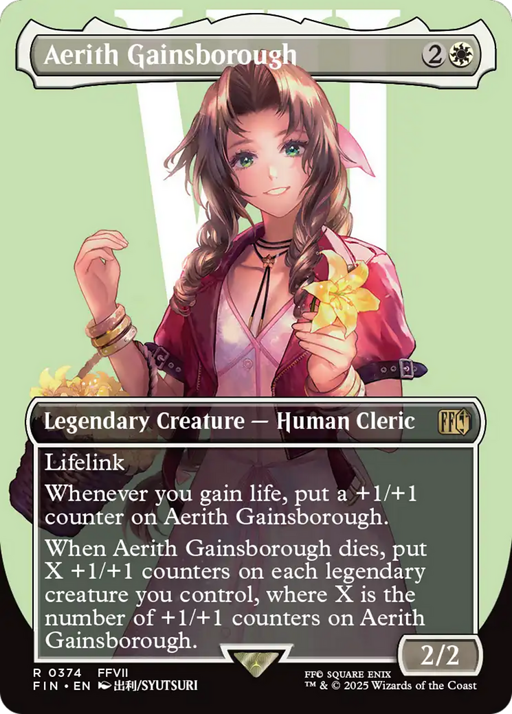 Aerith Gainsborough (Borderless) [FINAL FANTASY] | L.A. Mood Comics and Games