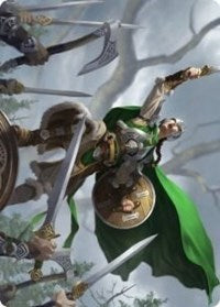 Maja, Bretagard Protector Art Card [Kaldheim Art Series] | L.A. Mood Comics and Games