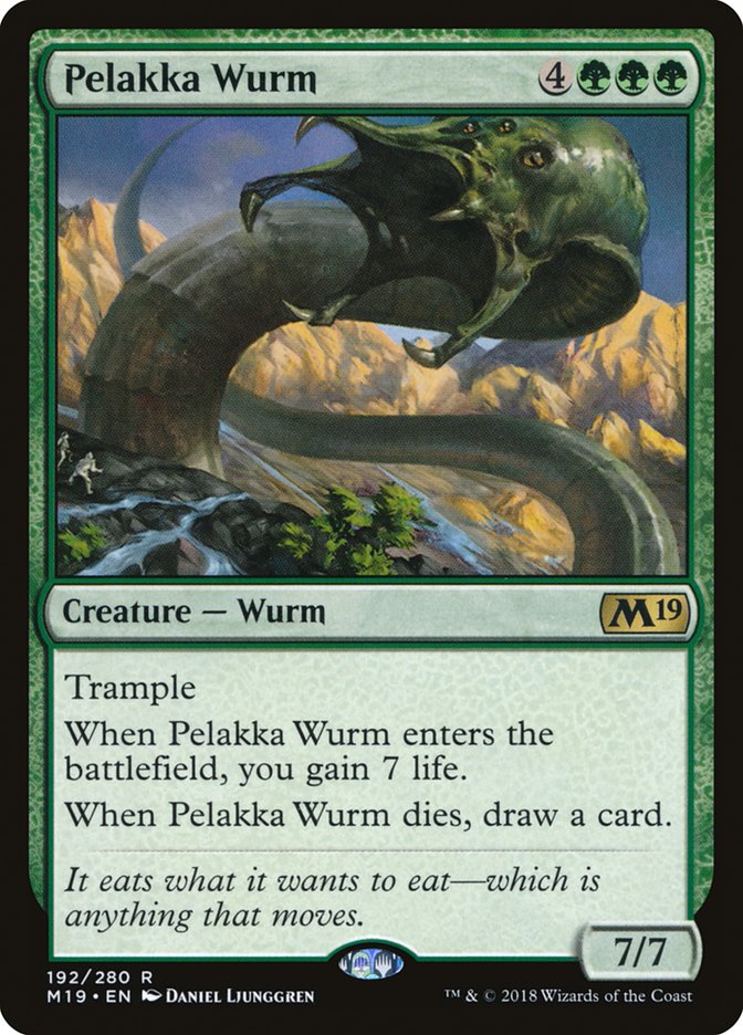 Pelakka Wurm [Core Set 2019] | L.A. Mood Comics and Games