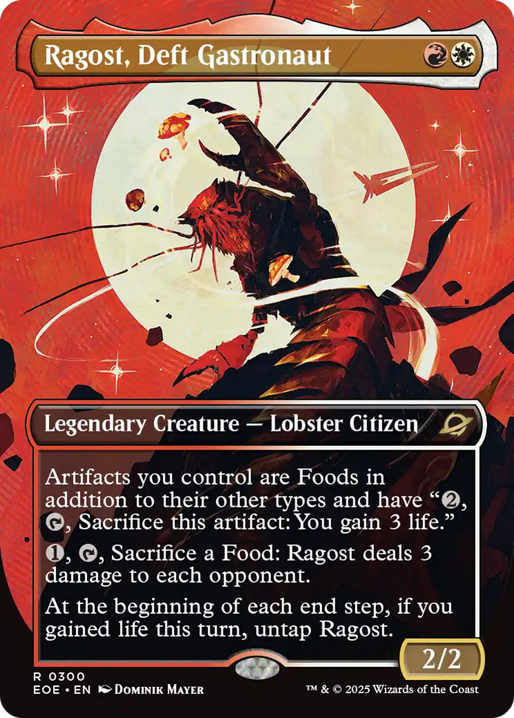 Ragost, Deft Gastronaut (Borderless) [Edge of Eternities] | L.A. Mood Comics and Games