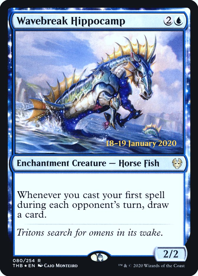 Wavebreak Hippocamp [Theros Beyond Death Prerelease Promos] | L.A. Mood Comics and Games