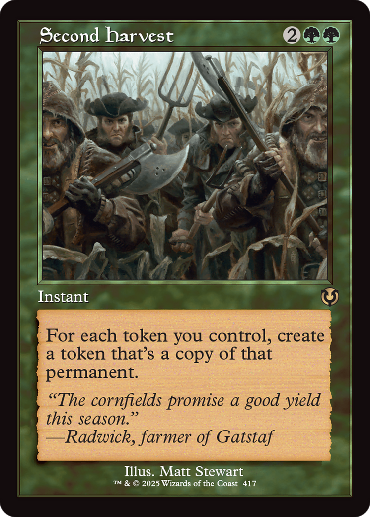 Second Harvest (Retro Frame) [Innistrad Remastered] | L.A. Mood Comics and Games