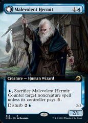 Malevolent Hermit // Benevolent Geist (Extended Art) [Innistrad: Midnight Hunt] | L.A. Mood Comics and Games