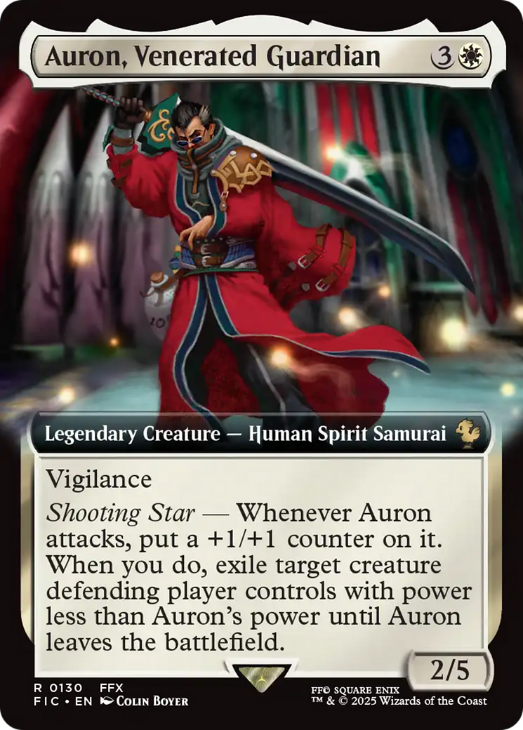 Auron, Venerated Guardian (Extended Art) [FINAL FANTASY Commander] | L.A. Mood Comics and Games
