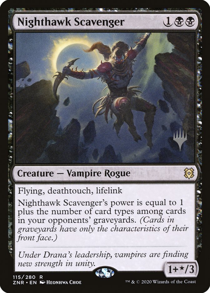Nighthawk Scavenger (Promo Pack) [Zendikar Rising Promos] | L.A. Mood Comics and Games