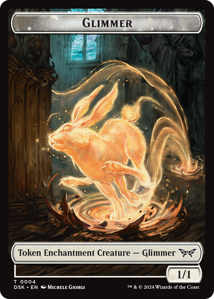 Glimmer Token [Duskmourn: House of Horror Tokens] | L.A. Mood Comics and Games