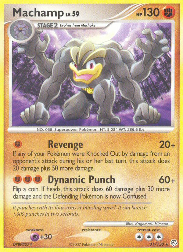 Machamp (31/130) [Diamond & Pearl: Base Set] | L.A. Mood Comics and Games