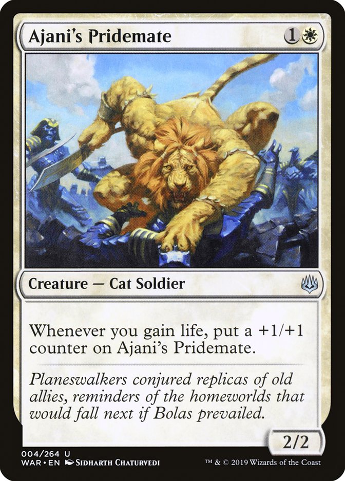 Ajani's Pridemate [War of the Spark] | L.A. Mood Comics and Games