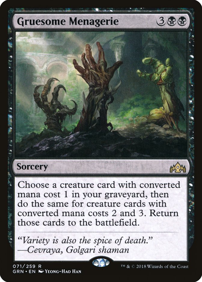 Gruesome Menagerie [Guilds of Ravnica] | L.A. Mood Comics and Games