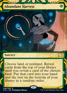 Abundant Harvest (Foil Etched) [Strixhaven: Mystical Archive] | L.A. Mood Comics and Games