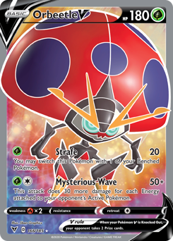 Orbeetle V (166/185) [Sword & Shield: Vivid Voltage] | L.A. Mood Comics and Games