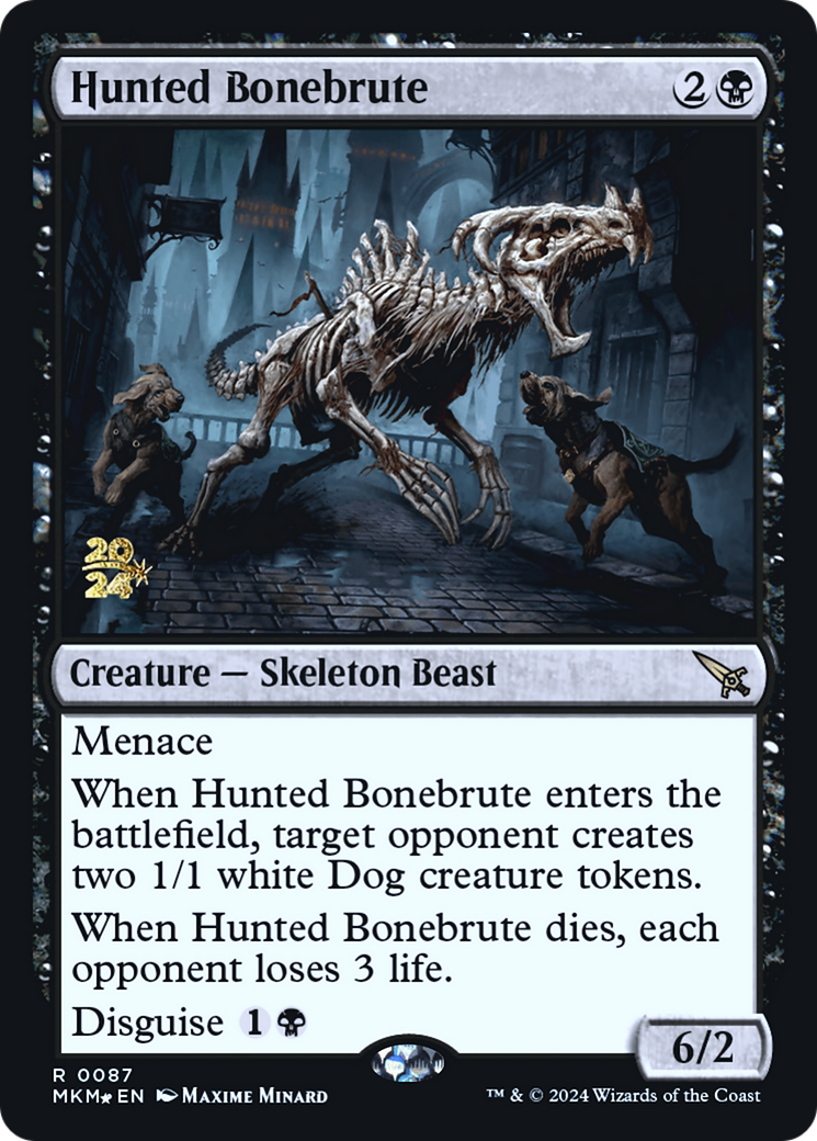 Hunted Bonebrute [Murders at Karlov Manor Prerelease Promos] | L.A. Mood Comics and Games